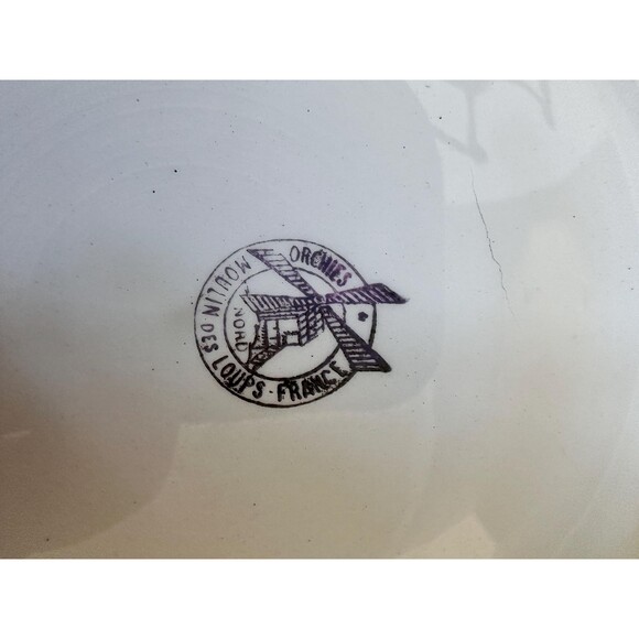 Moulin des Loups Cheese Plates, 5, Illustrated, 1950s, French Country Home Decor - Picture 8 of 8